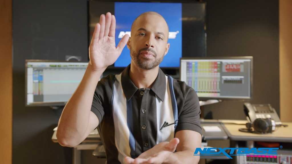 Marvin Humes waving at the camera